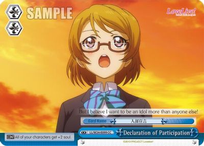 Declaration of Participation