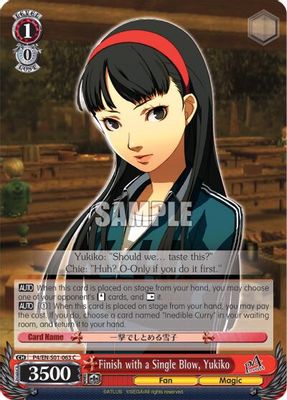 Finish with a Single Blow, Yukiko