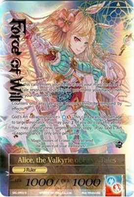 Alice, the Girl in the Looking Glass // Alice, the Valkyrie of Fairy Tales (Full Art)