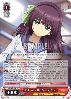 Role of a Big Sister, Yuri