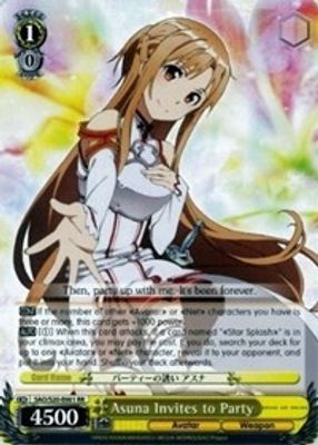 Asuna Invites to Party