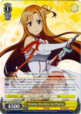 Asuna Invites to Party (SR)