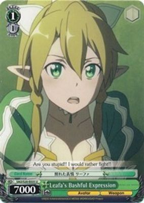 Leafa's Bashful Expression