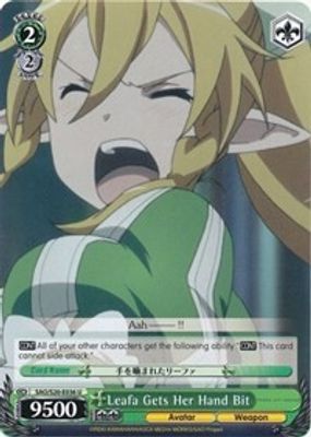 Leafa Gets Her Hand Bit