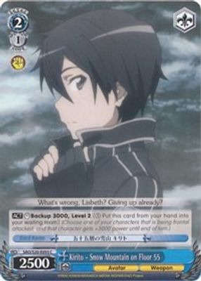 Kirito - Snow Mountain on Floor 55