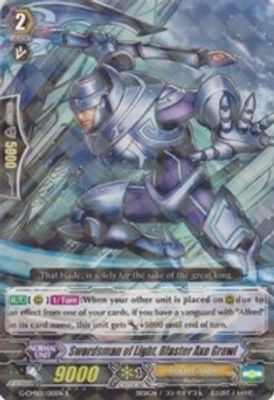Swordsman of Light, Blaster Axe Grawl