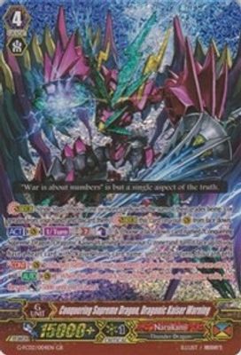 Conquering Supreme Dragon, Dragonic Kaiser Warning