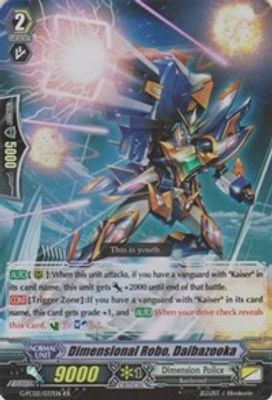 Dimensional Robo, Daibazooka