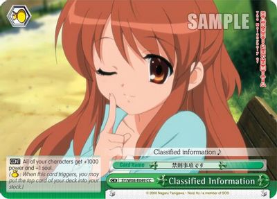 Classified Information