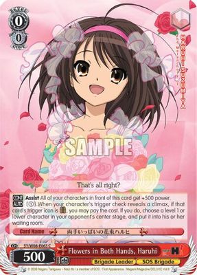Flowers in Both Hands, Haruhi