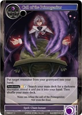 Call of the Primogenitor