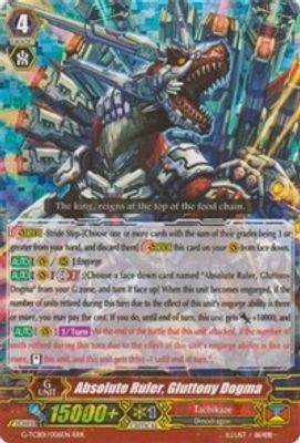 Absolute Ruler, Gluttony Dogma