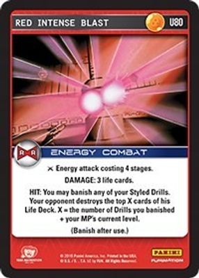 Red Intense Blast