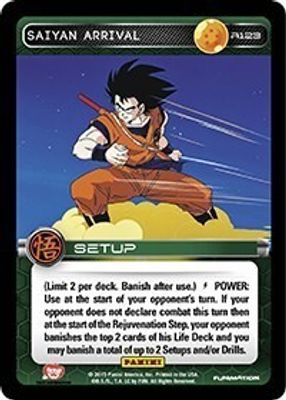 Saiyan Arrival