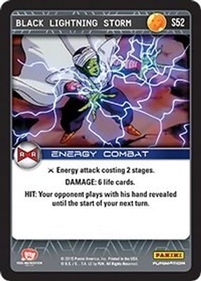 Black Lightning Storm