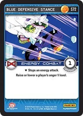 Blue Defensive Stance