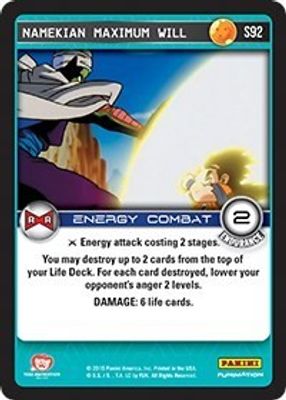Namekian Maximum Will