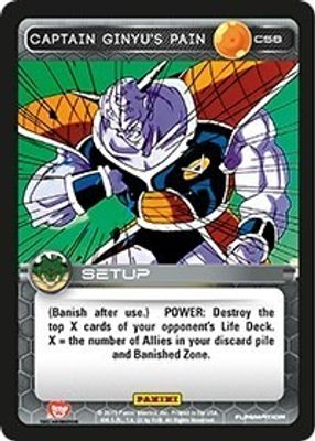 Captain Ginyu's Pain