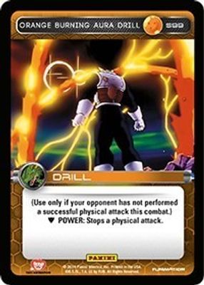 Orange Burning Aura Drill