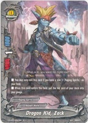 Dragon Kid, Zack