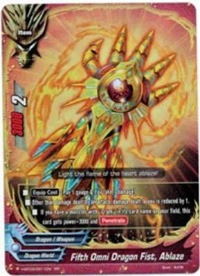 Fifth Omni Dragon Fist, Ablaze
