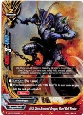 Fifth Omni Armored Dragon, Steel Ball Rindo