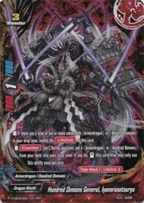 Hundred Demons General, Iyonorasetsuryu