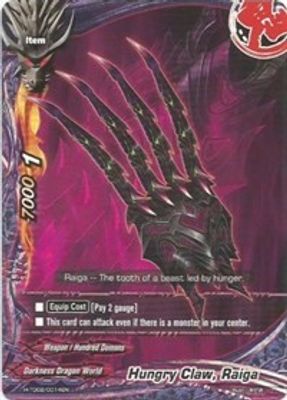 Hungry Claw, Raiga