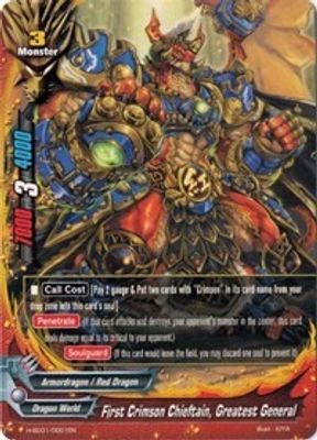 First Crimson Chieftain, Greatest General (RR Foil)