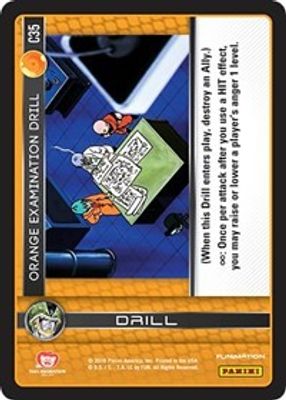 Orange Examination Drill