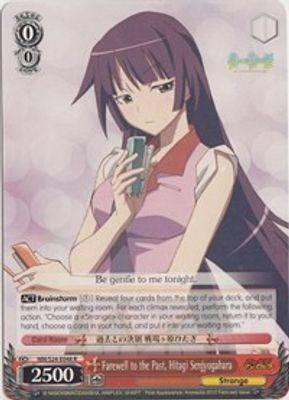 Farewell to the Past, Hitagi Senjyogahara