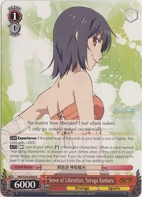 Sense of Liberation, Suruga Kanbaru