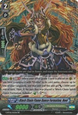 Black Chain Flame Dance Formation, Hoel