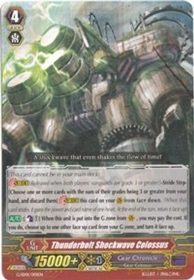 Thunderbolt Shockwave Colossus (Foil)