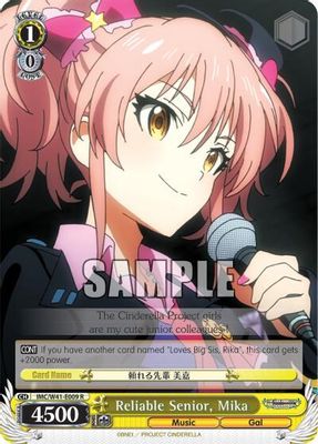 Reliable Senior, Mika