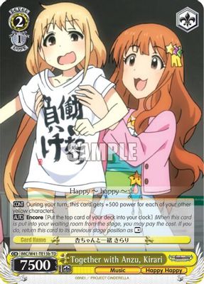 Together with Anzu, Kirari (B)