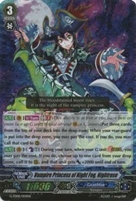 Vampire Princess of Night Fog, Nightrose (RRR Foil)