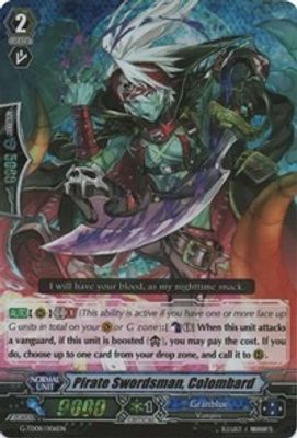 Pirate Swordsman, Colombard (RRR Foil)