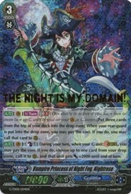 Vampire Princess of Night Fog, Nightrose (Hot Stamped)