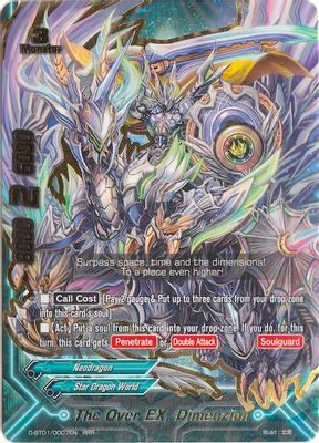 The Over EX, Dimenzion