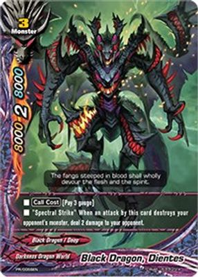 Black Dragon, Dientes
