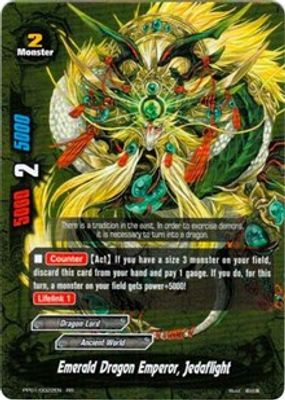 Emerald Dragon Emperor, Jedaflight