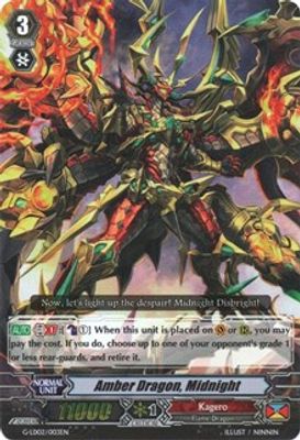 Amber Dragon, Midnight (RRR Foil)
