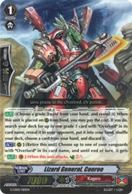 Lizard General, Conroe (RRR Foil)
