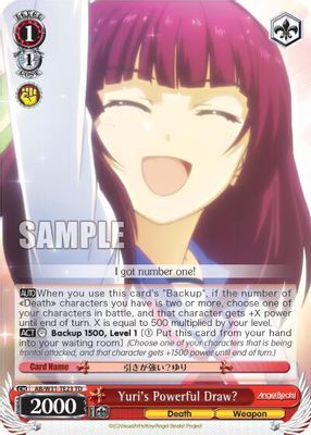 Yuri's Powerful Draw? (RRR)