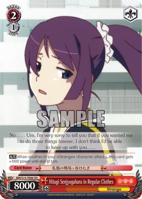 Hitagi Senjyogahara in Regular Clothes (TD)