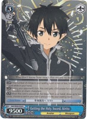 Getting the Holy Sword, Kirito (Parallel Foil)