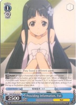 Providing Information, Yui