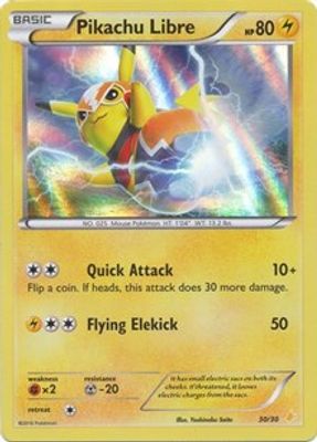 Pikachu Libre card