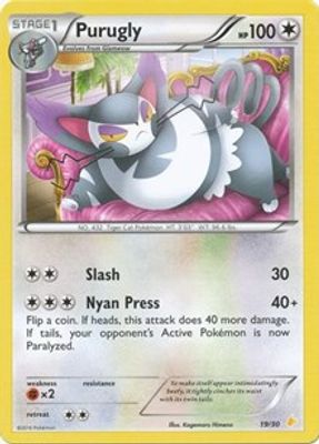 Purugly card